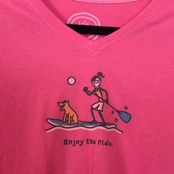 Life Is Good Classic Fit V-Neck Tee - Picture 2 of 5